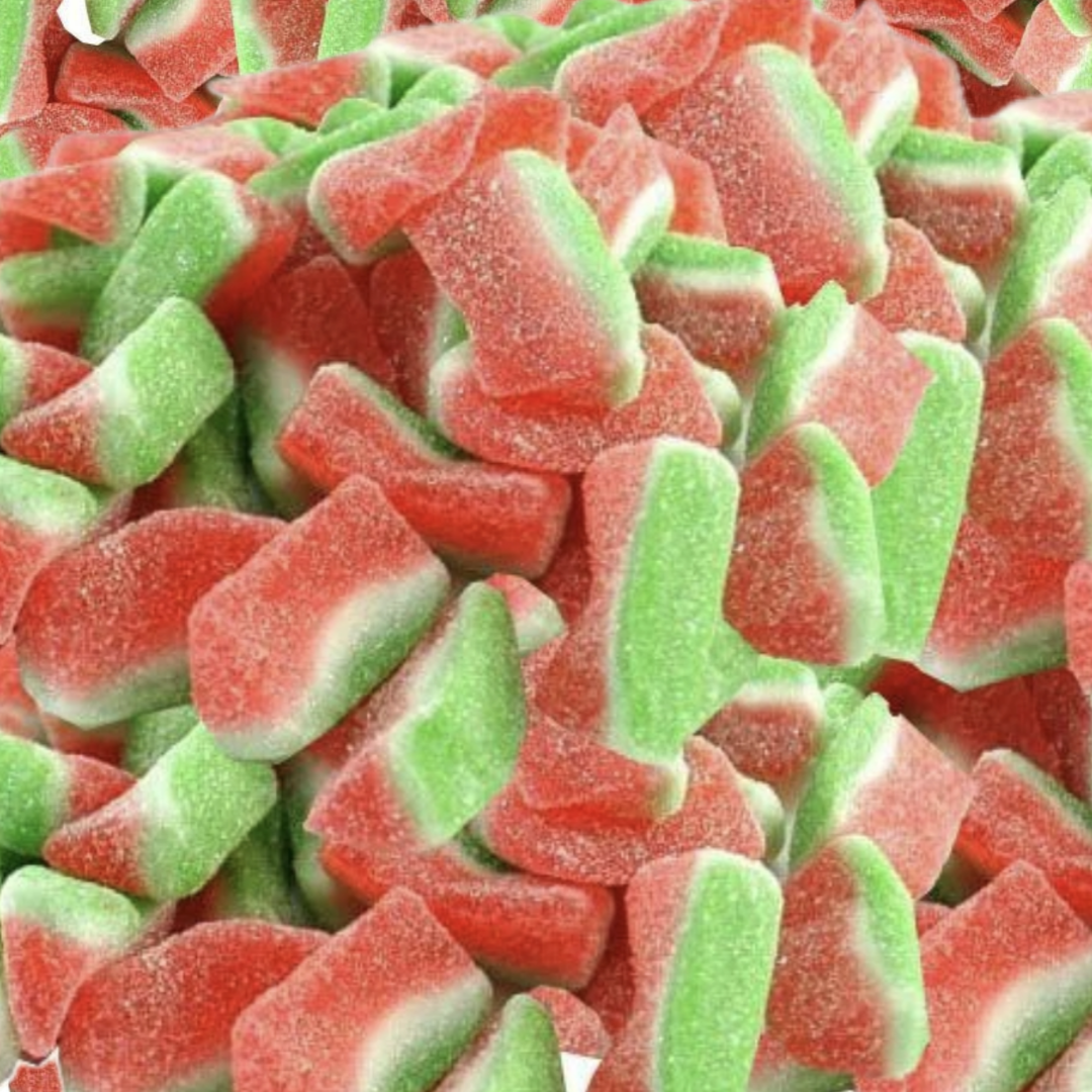 Watermelon Gummi Triangles – 4 oz Bag