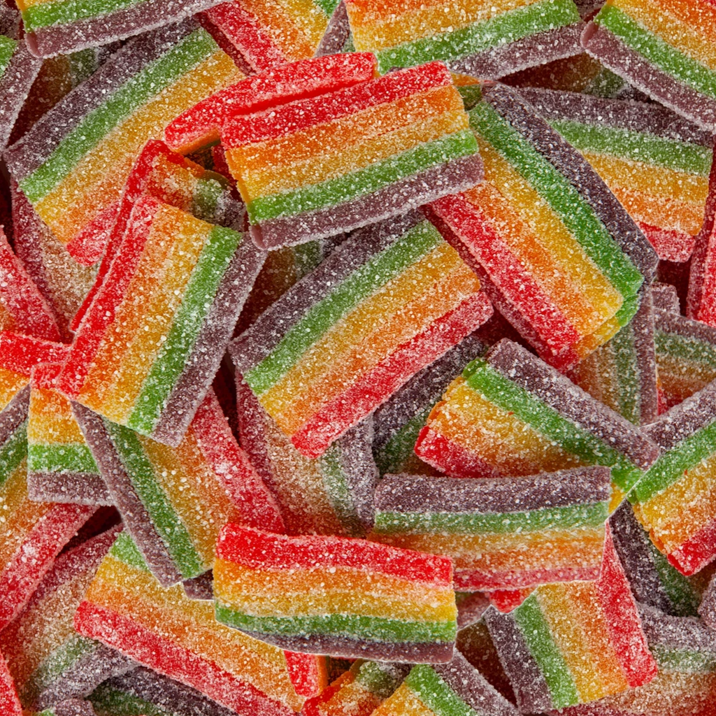 Sour Rainbow Belt Bites – 4 oz