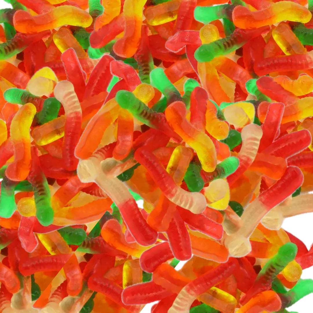 Old Fashioned Gummi Worms – 4 oz