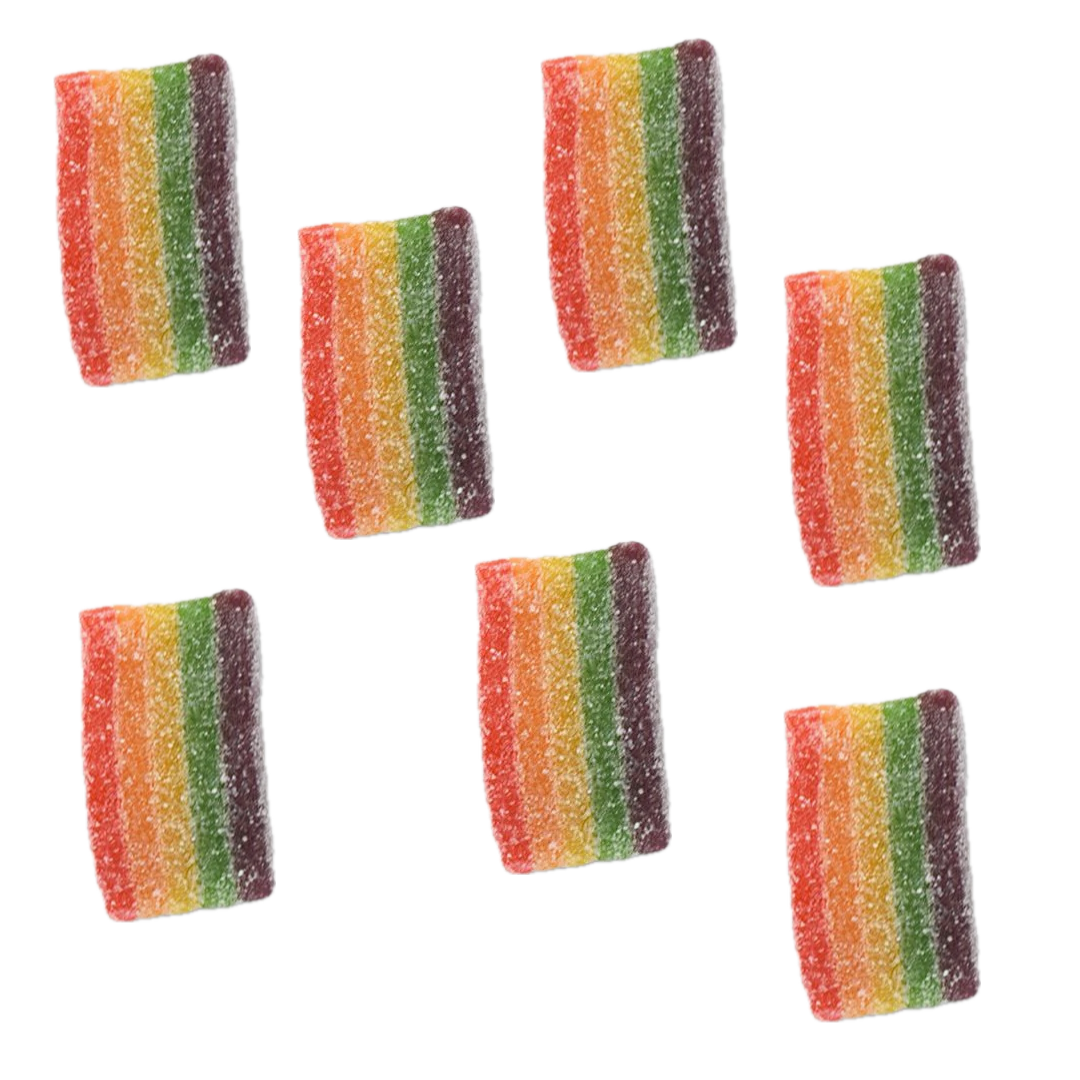 Sour Rainbow Belt Bites – 4 oz