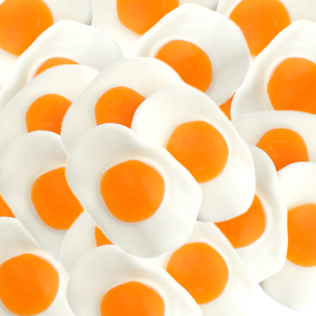 Giant Gummi Fried Eggs – 4 oz Bag