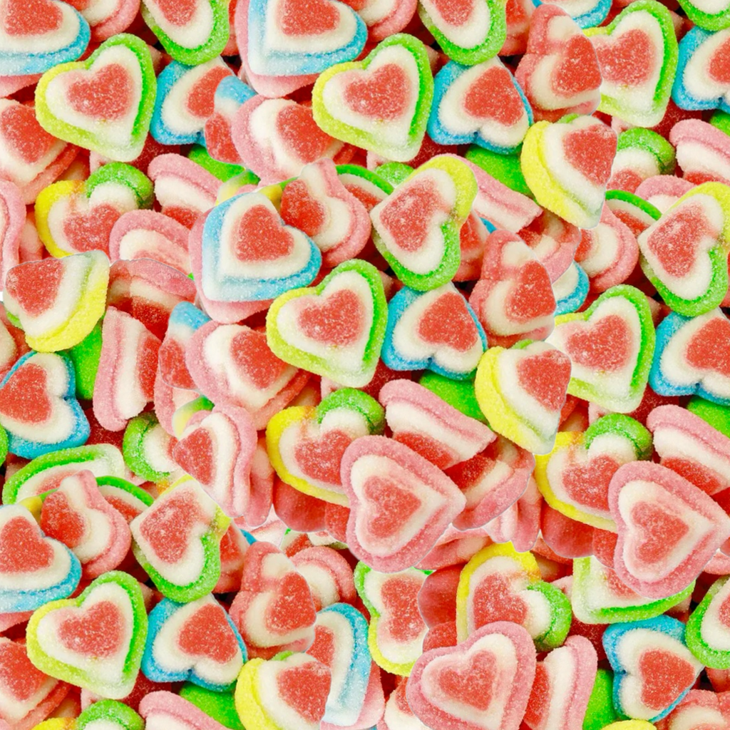 Triple Layer Hearts – 4 oz Bag