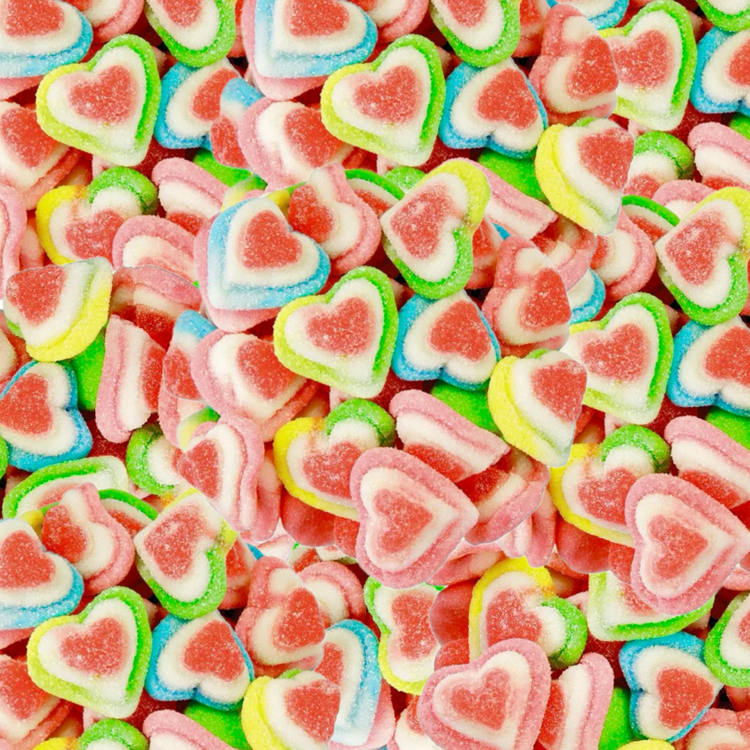 Triple Layer Hearts – 4 oz Bag