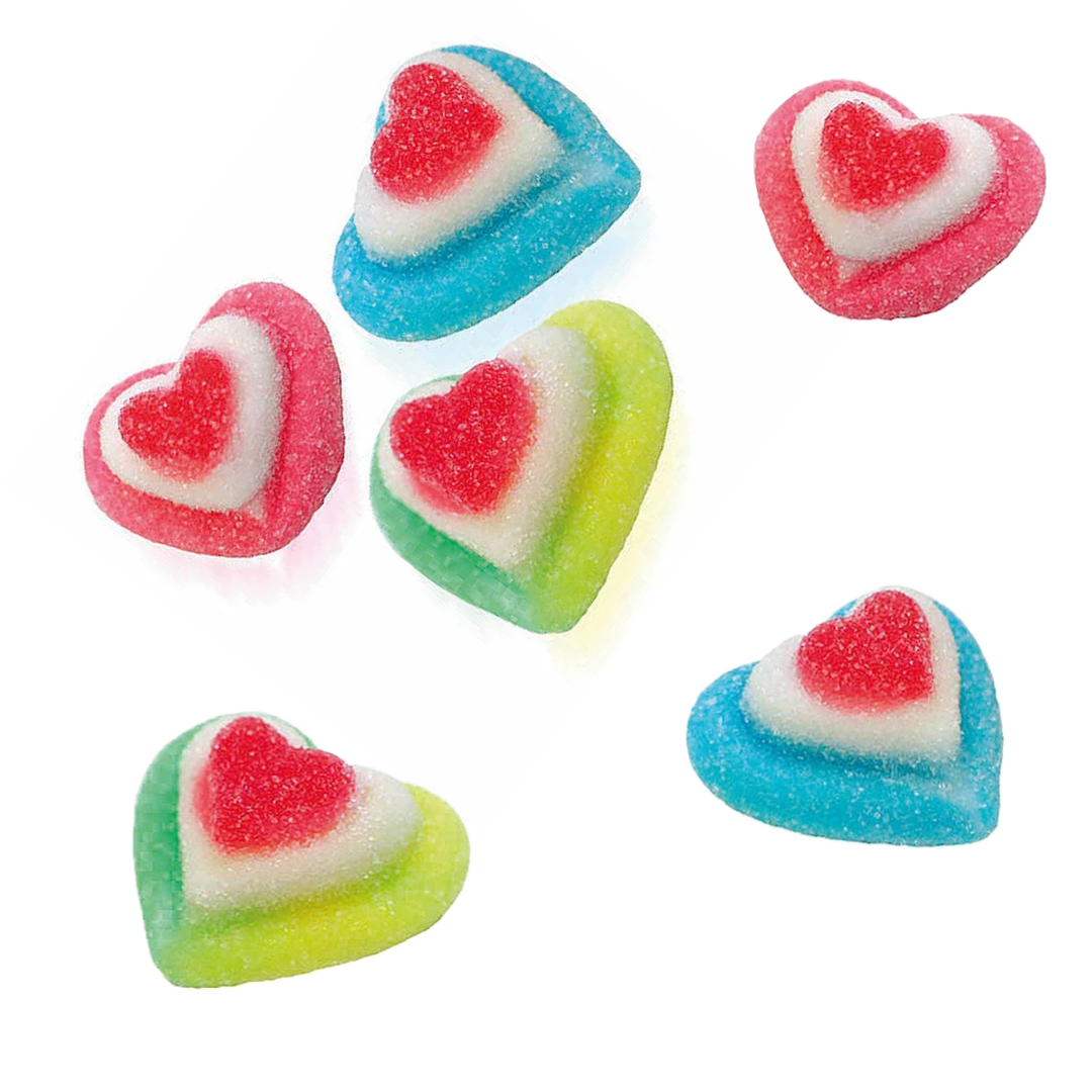 Triple Layer Hearts – 4 oz Bag