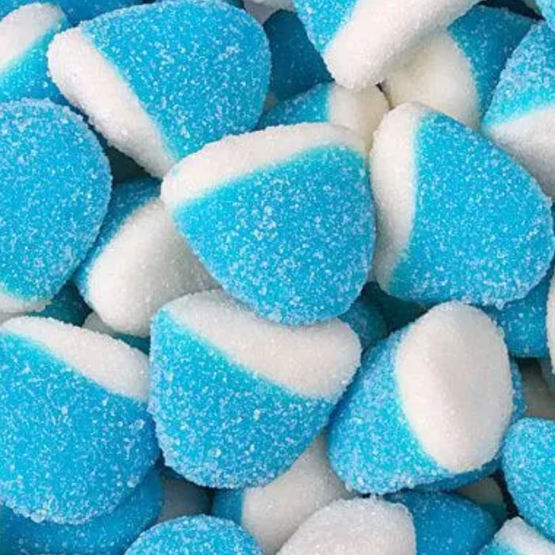Blue Razz Gummi Puffs – 4 oz Bag