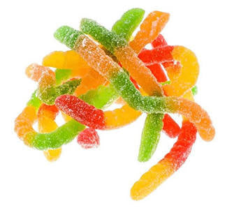 Sour Gummy Worms – 4 oz Bag
